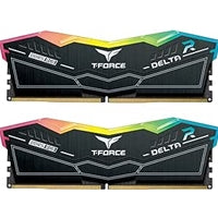 Team T-Force Delta RGB FF3D532G7600HC36DDC01 32GB DDR5 7600MHz System Memory, 2 x 16GB, Black, 36-46-46-84 1.40V Team T-Force Delta RGB FF3D532G7600HC36DDC01 32GB DDR5 7600MHz System Memory, 2 x 16GB, Black, 36-46-46-84 1.40V